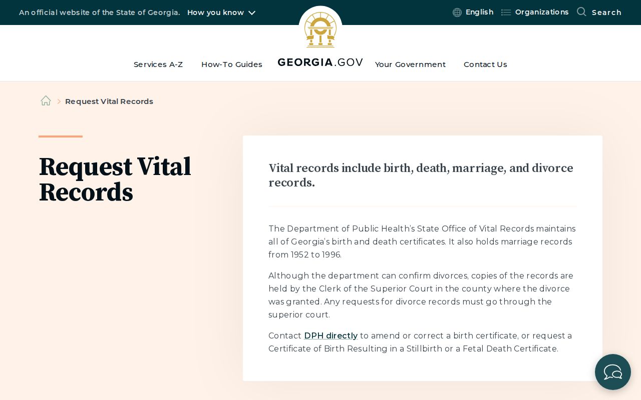 Canton residents directory Georgia vital records access