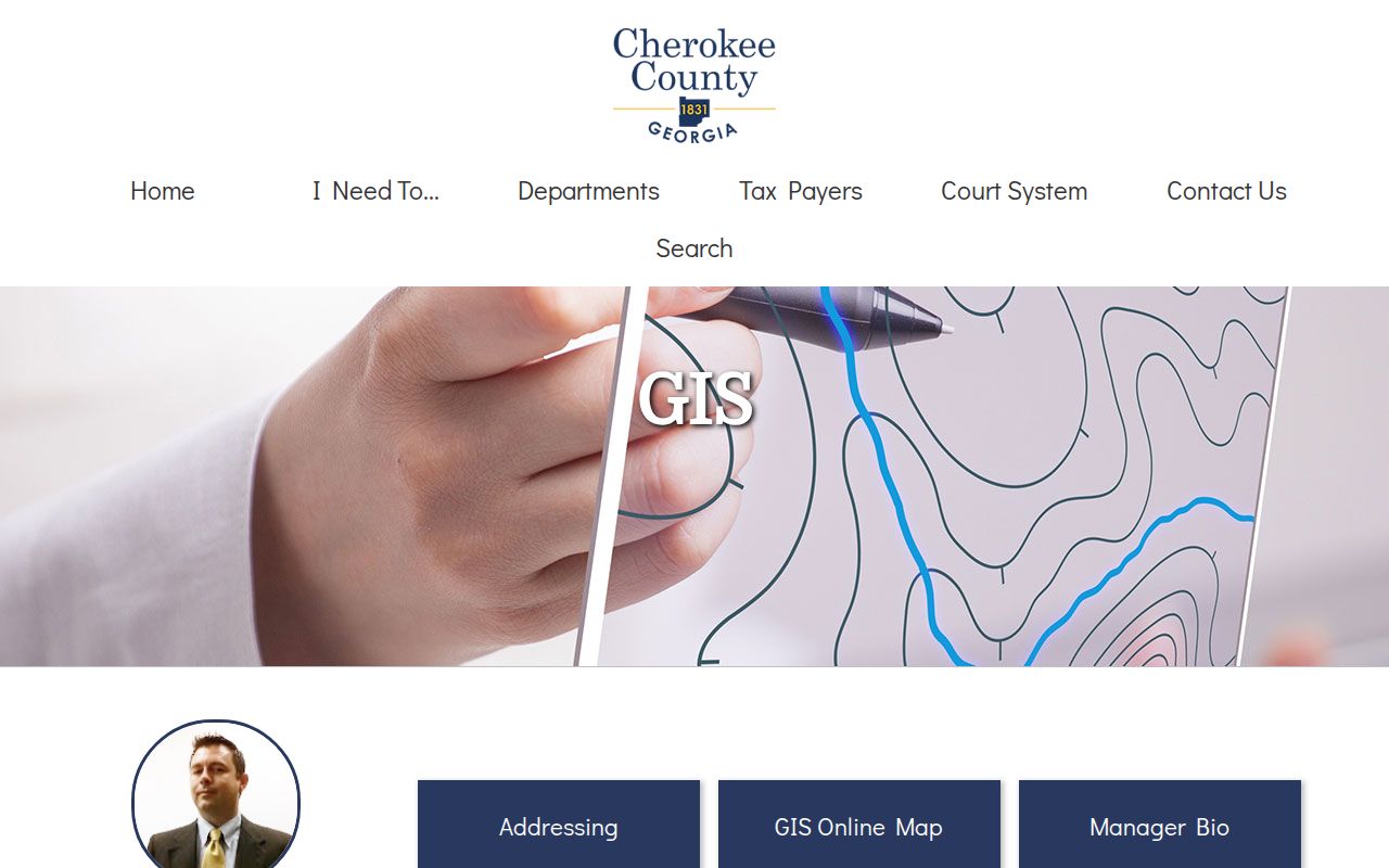 Canton street directory Cherokee GIS services